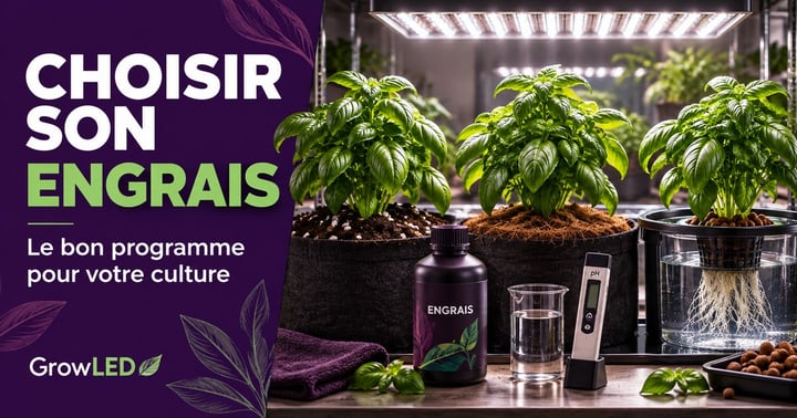 Comment choisir son engrais pour culture indoor ?