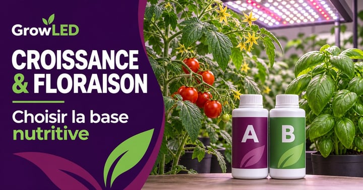 Engrais croissance et floraison : choisir la bonne base nutritive