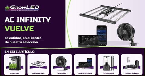 AC Infinity vuelve a GrowLED: descubre la gama y nuestro compromiso con la calidad