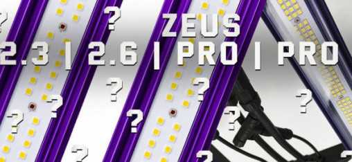 Les différences entres les Zeus Lumatek 2.3,2.6,PRO, 2.9, on vous explique