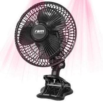 Ventilateur à pince 20W RAM Oscillant 2 vitesses