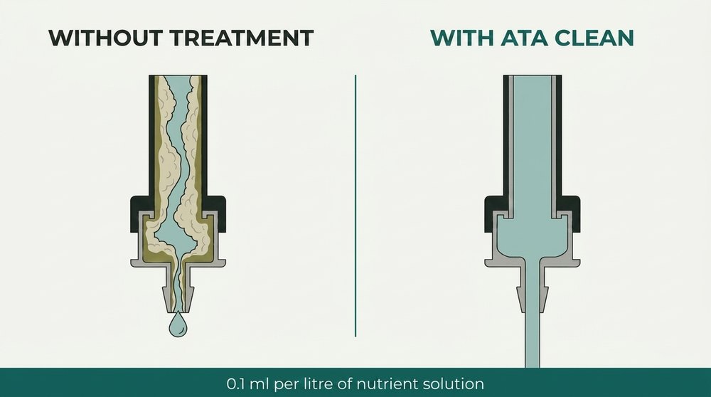 irrigation system cleaning diagram ATA Clean Atami