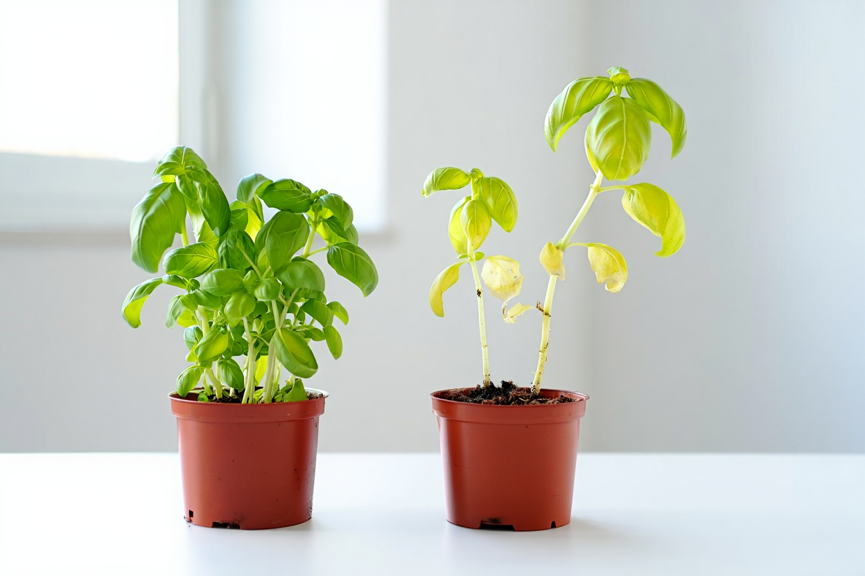 Expérience plante sans lumière : résultats en intérieur sombre