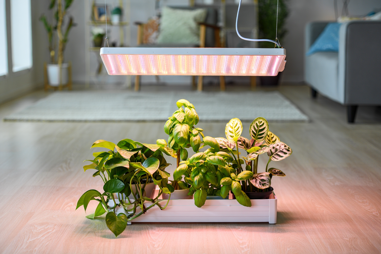 Lampe croissance plante d'intérieur : spectre et lumière
