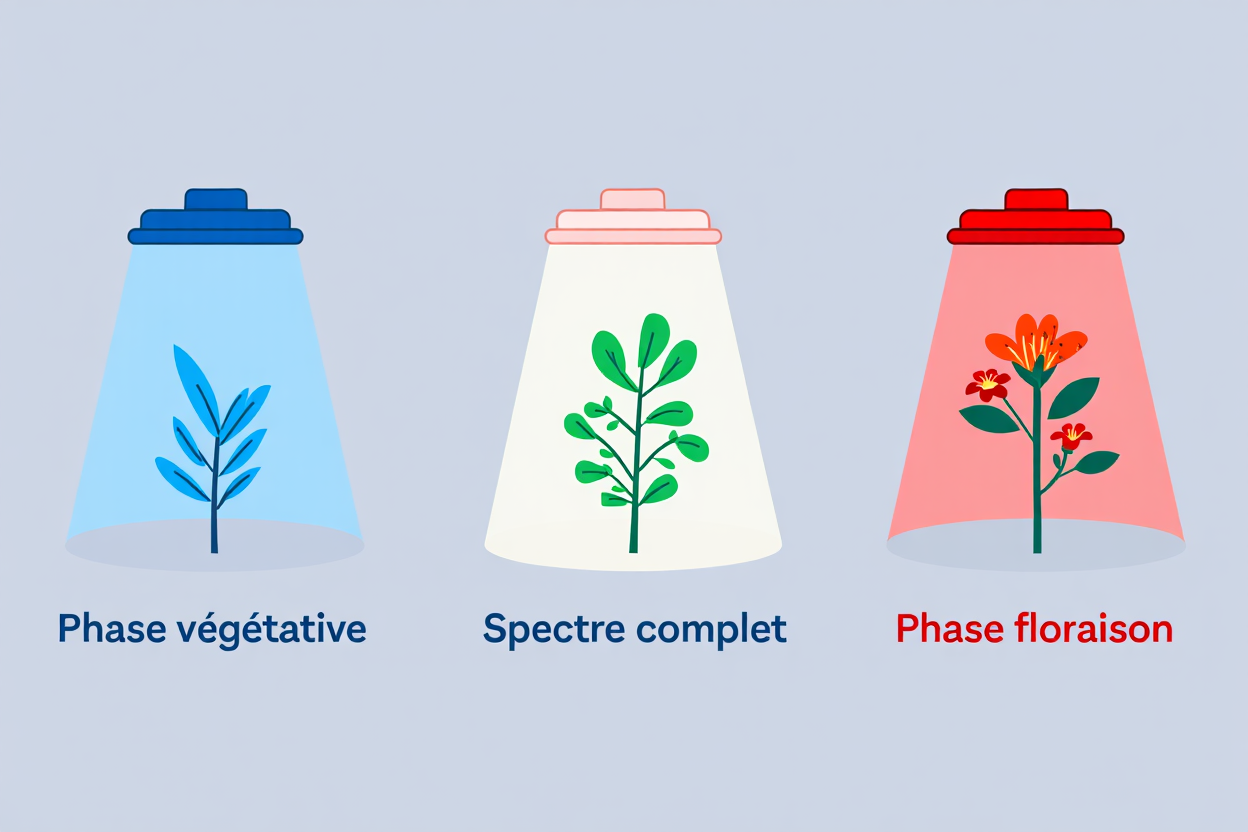 Lampe horticole utilisation : guide éclairage semis intérieur