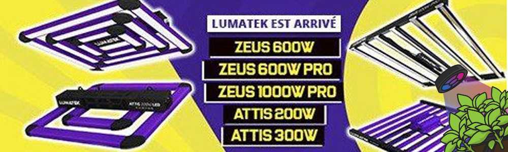 Les éclairages LED LUMATEK sont sur GrowLED !
