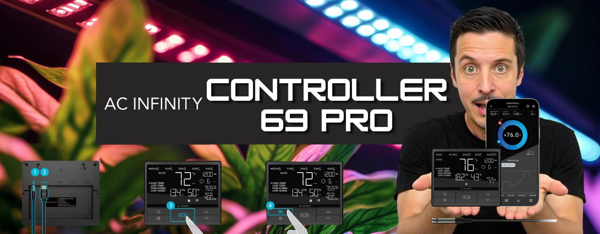 Controller 69 PRO : Le Cerveau de votre Installation AC Infinity (Guide ...
