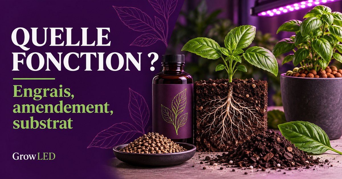 Engrais, amendement, biostimulant et substrat : les différences Engrais, amendement, biostimulant et substrat : les différences