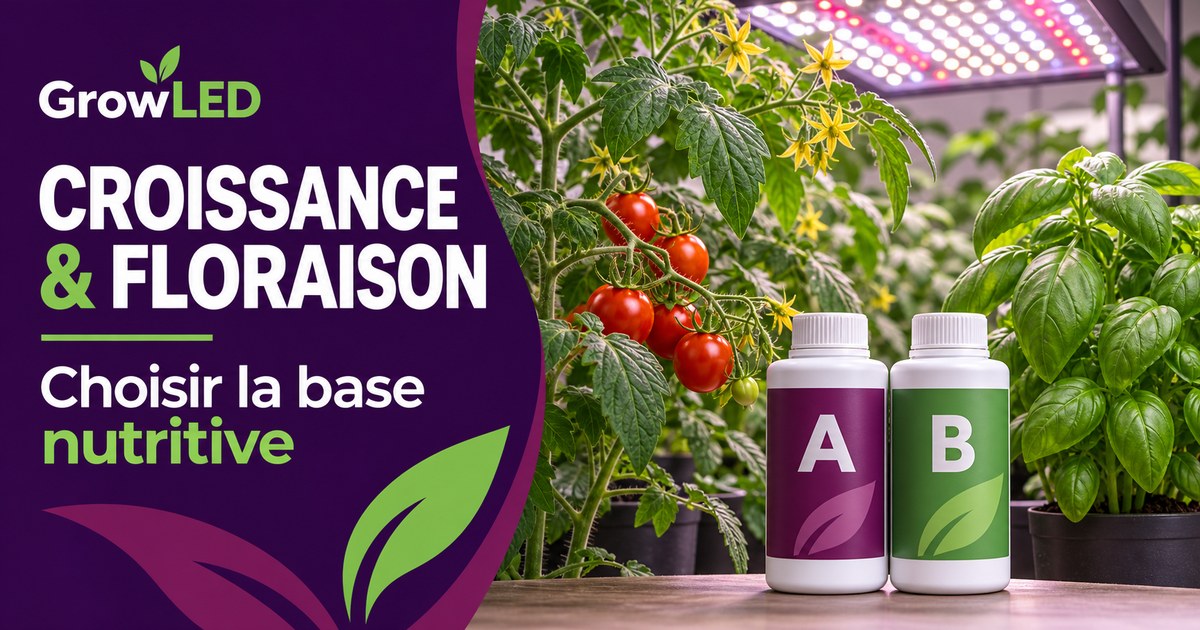 Engrais croissance et floraison : choisir la bonne base nutritive Engrais croissance et floraison : choisir la bonne base nutritive