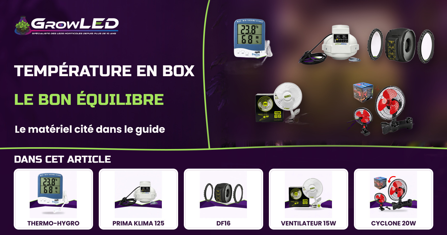 Température idéale en box : le trio chaleur, lumière et ventilation