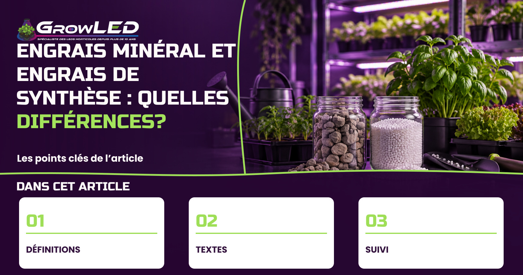 Engrais minéral et engrais de synthèse : quelles différences ?