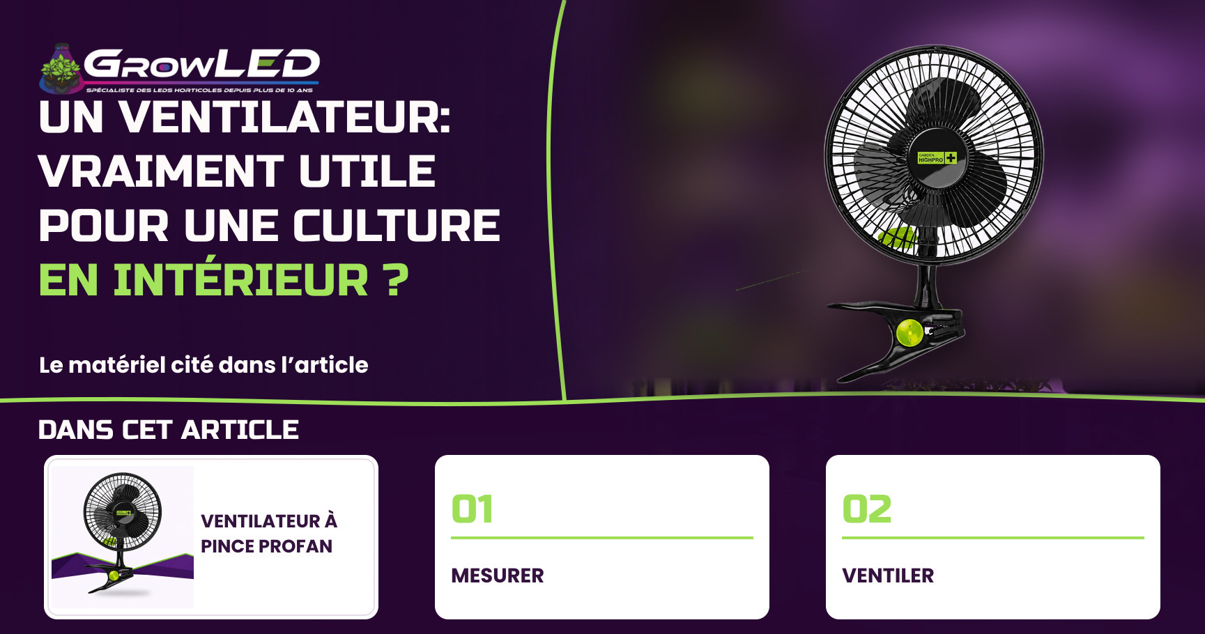 Un ventilateur: vraiment utile pour une culture en intérieur ? Un ventilateur: vraiment utile pour une culture en intérieur ?