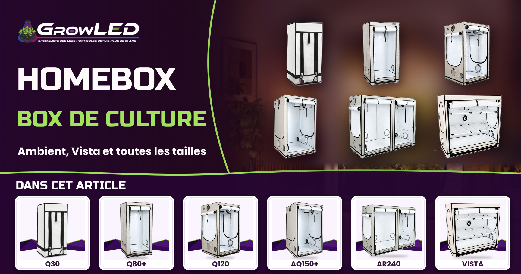 HomeBox : La Chambre de Culture Idéale pour Jardiniers d'Intérieur